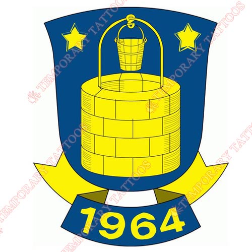 Brondby IF Customize Temporary Tattoos Stickers NO.8267